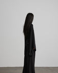 DOINDULGE Shadow Stripe Balloon Pants with Gathered Hem