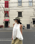 WARDEN EDGE Washed Utility Wide-Leg Cargo Pants