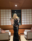RASE LE SOL シアーハルターレースラッフルトップ