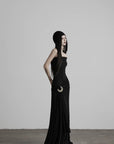 DOINDULGE Off-Shoulder Ruched Maxi Dress
