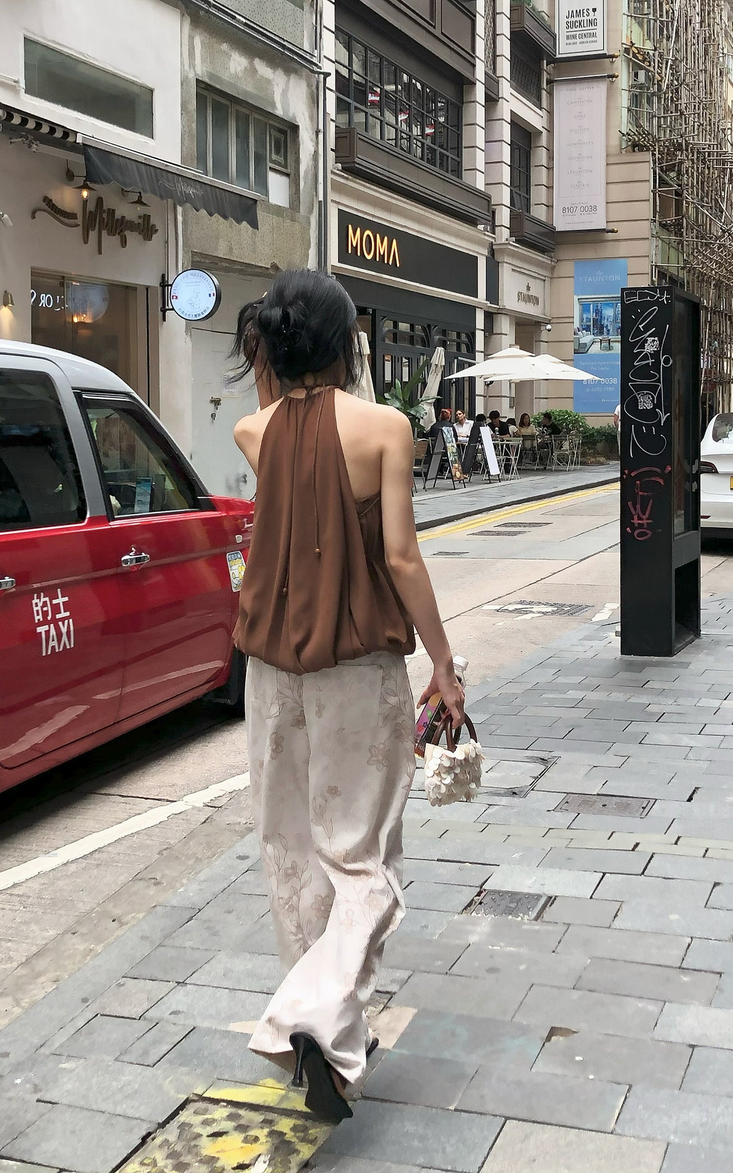 Hydrae Floral Washed Wide Leg Pants
