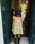 WARDEN EDGE Trench-Inspired Strap Mini Dress