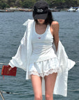 WARDEN EDGE Lace-Trim Lounge Shorts