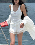 WARDEN EDGE Lace-Trim Lounge Shorts