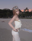 Rase Le Sol Echoes of the Tide Ruffle Three-Piece Swim Set