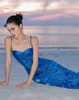 ROVENTE Liquid Floral Slip Maxi Dress