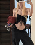 Rase Le Sol Echoes of the Tide Ruffle Three-Piece Swim Set