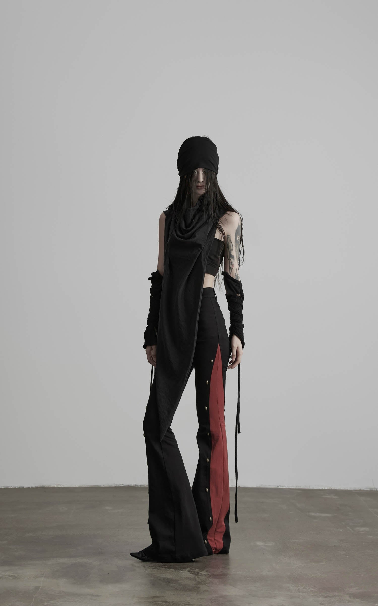 DOINDULGE Asymmetric Drape Scarf Shawl