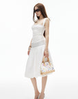 IAMXIAA 2-Way Eyelet Bubble Skirt