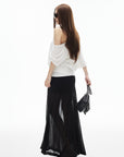 IAMXIAA Sheer Mesh Maxi Skirt