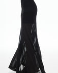 IAMXIAA Sheer Mesh Maxi Skirt