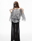 IAMXIAA Sheer Mesh Maxi Skirt