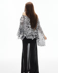 IAMXIAA Wild Muse Off-Shoulder Chiffon Top
