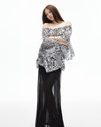 IAMXIAA Sheer Mesh Maxi Skirt