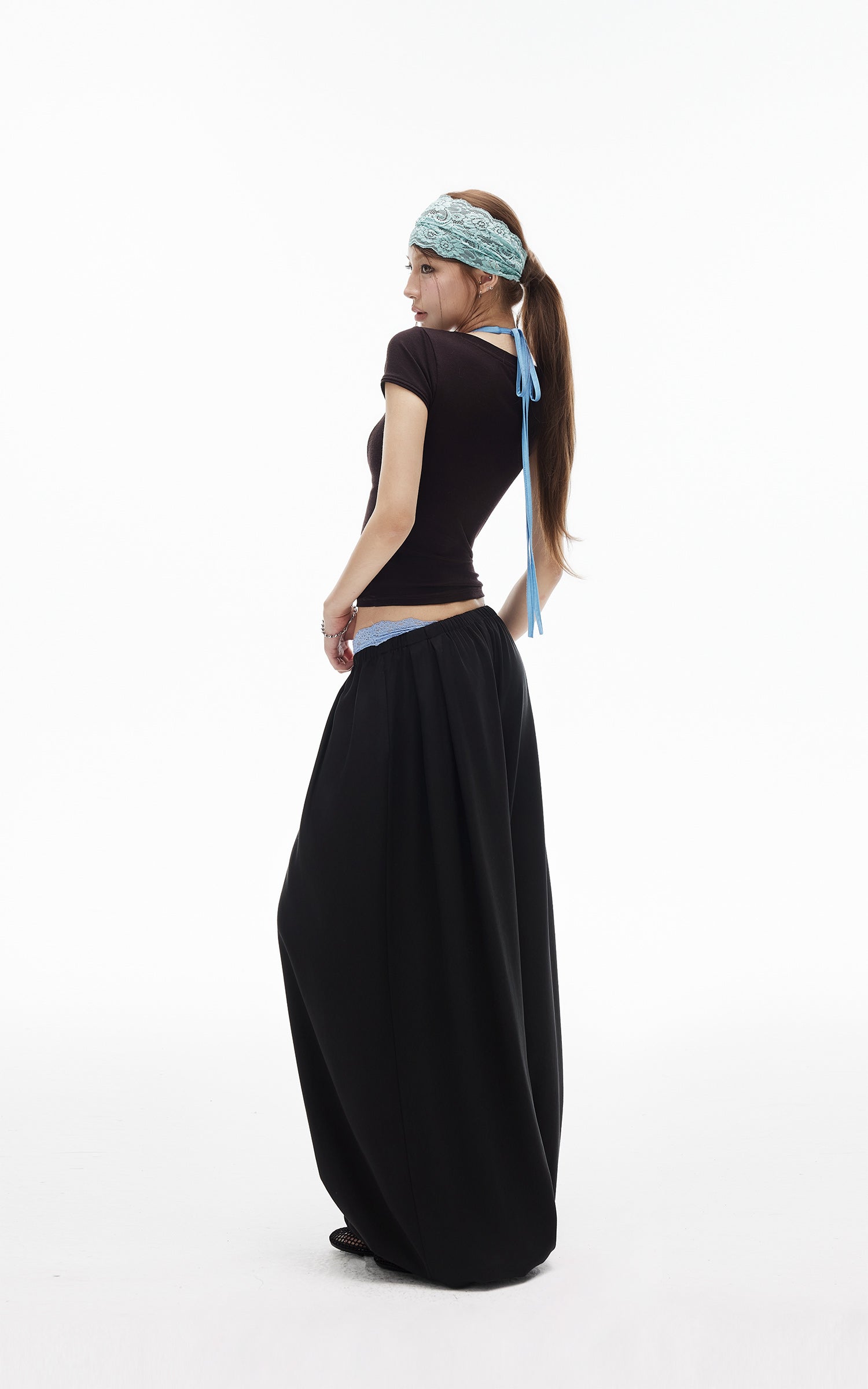 IAMXIAA Balloon Wide-Leg Drawstring Pants