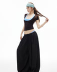 IAMXIAA Balloon Wide-Leg Drawstring Pants