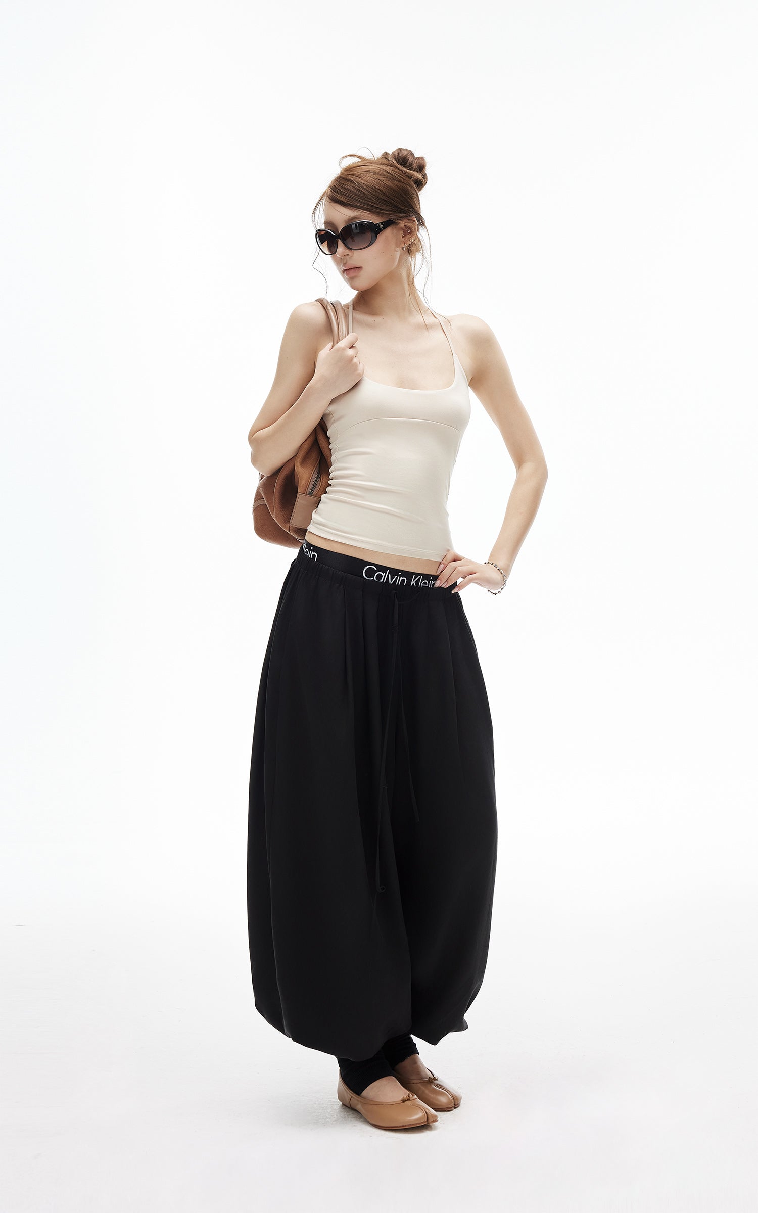 IAMXIAA Balloon Wide-Leg Drawstring Pants