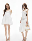 IAMXIAA 2-Way Eyelet Bubble Skirt