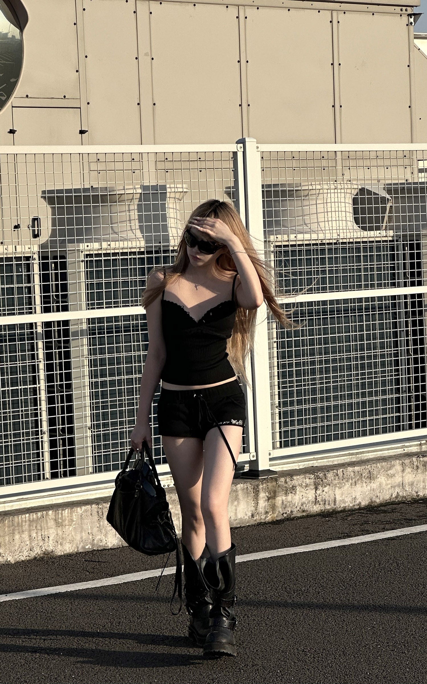 Rase le sol Raw Hem Low-Rise Lounge Shorts