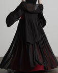 DOINDULGE Mesh Layered Maxi Skirt