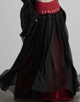 DOINDULGE Mesh Layered Maxi Skirt