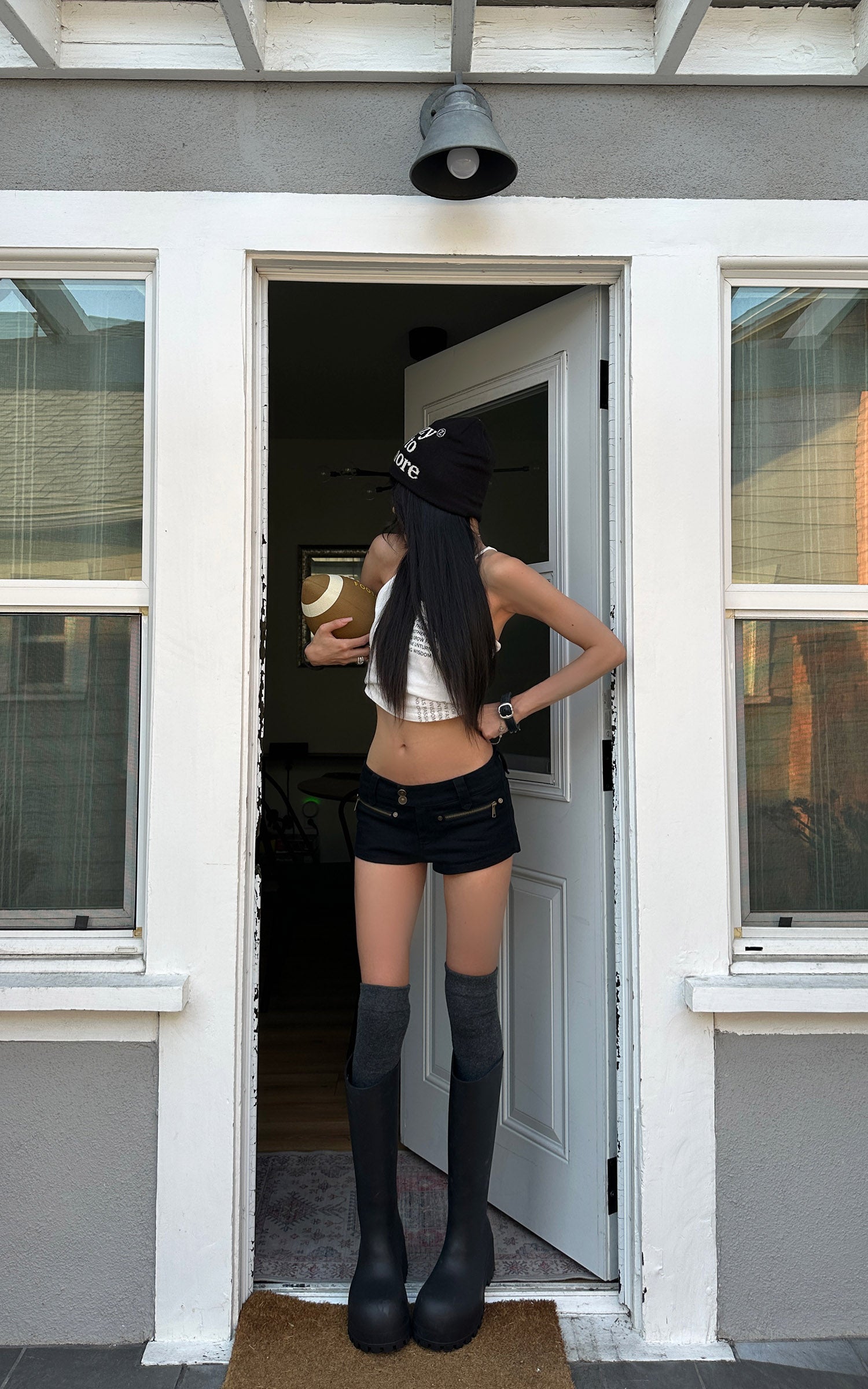 WARDEN EDGE Shorty taille basse à fermeture éclair