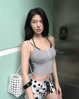 Hydrae 도트 리본 마이크로 쇼츠