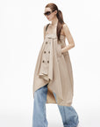 IAMXIAA Convertible Trench Bandeau Top