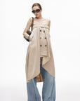 IAMXIAA Convertible Trench Bandeau Top
