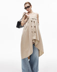 IAMXIAA Convertible Trench Bandeau Top