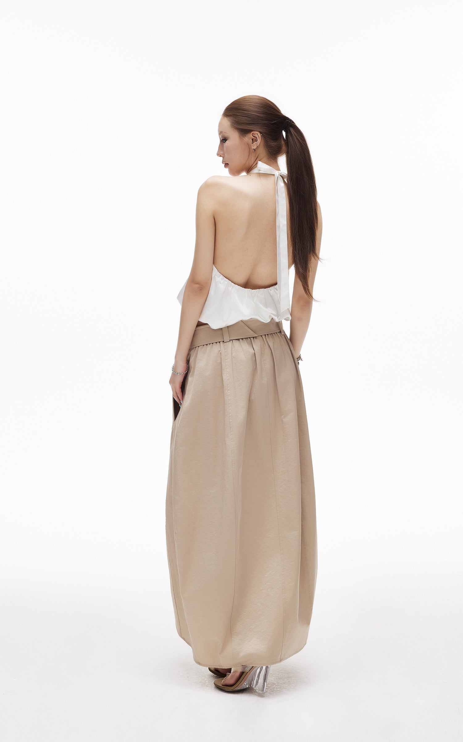 IAMXIAA Convertible Trench Bandeau Top