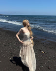 Rase le sol Cascading Tulle Asymmetrical Skirt