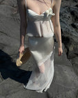Rase le sol Rose Veil Camisole & Sheer Skirt Set