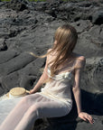 Rase le sol Rose Veil Camisole & Sheer Skirt Set