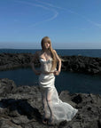 Rase le sol Rose Veil Camisole & Sheer Skirt Set