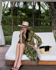 ROVENTE Floral Ruffle Shirt & Skirt Set