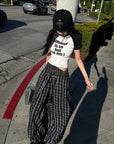 WARDEN EDGE Plaid Volume Balloon Pants