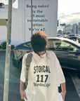 WARDEN EDGE Stoical 117 Oversized Graphic T-Shirt