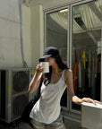 WARDEN EDGE Layered Sheer Tank Top