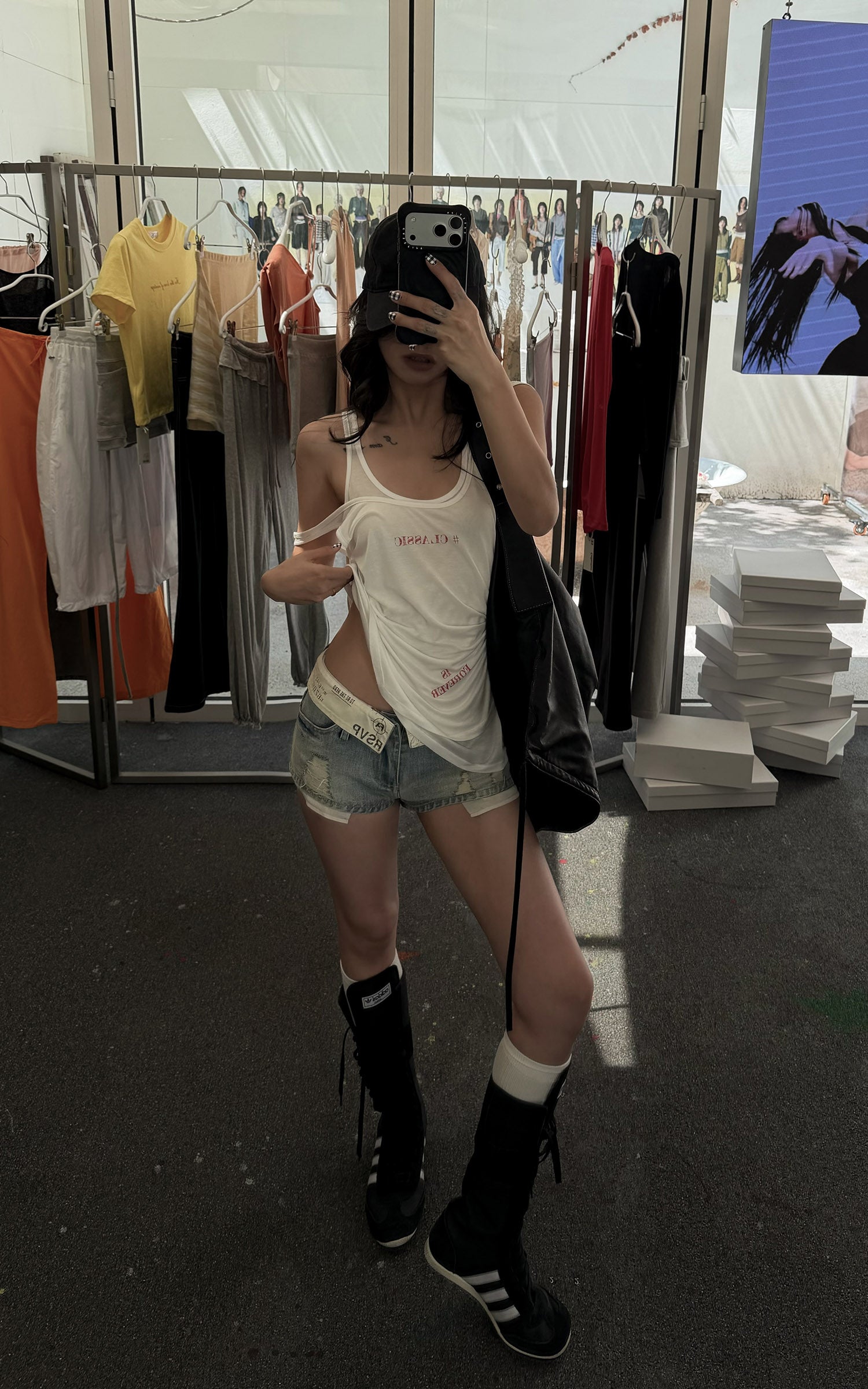 WARDEN EDGE Layered Sheer Tank Top