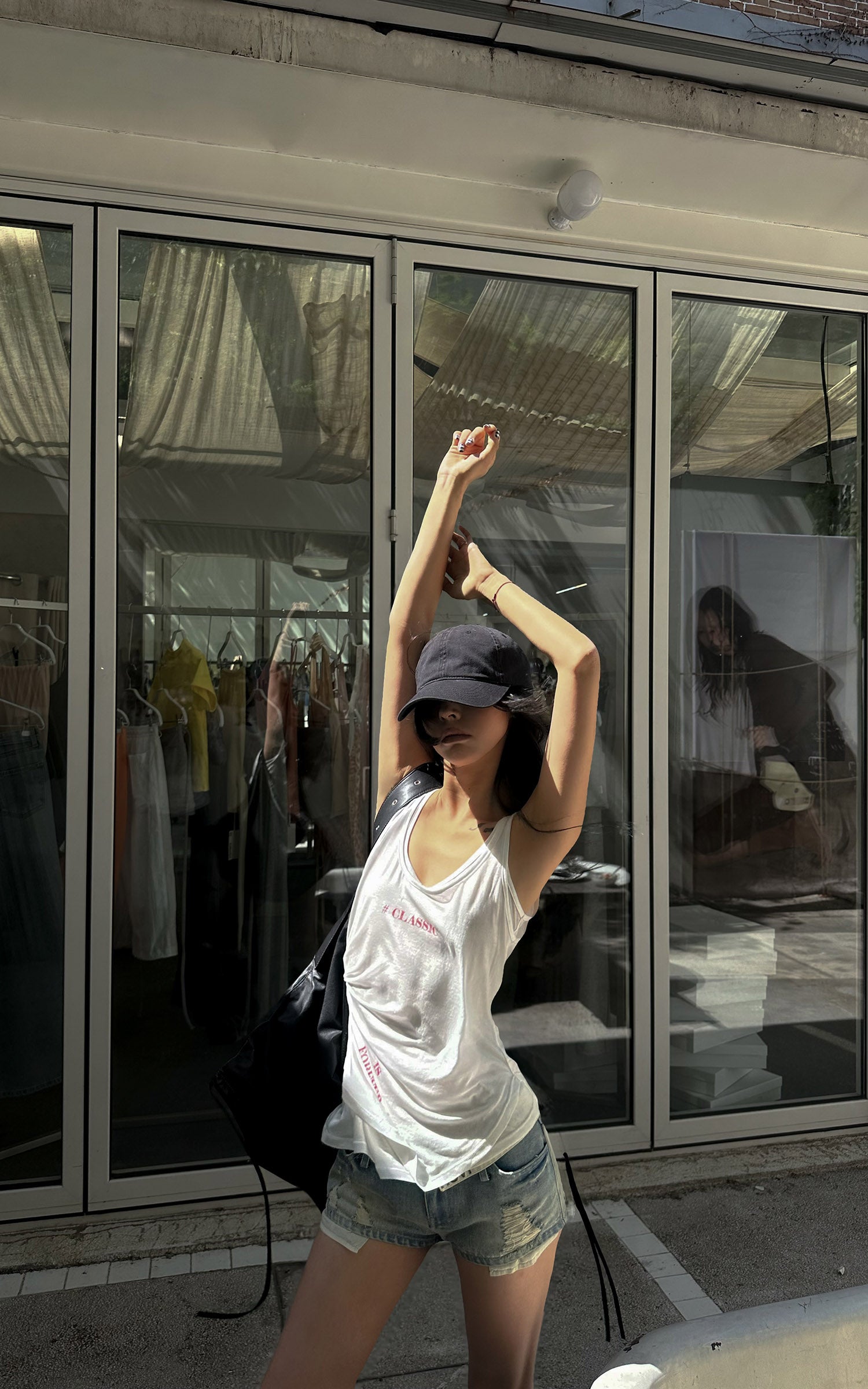 WARDEN EDGE Layered Sheer Tank Top