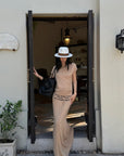 ROVENTE Statement Waist Maxi Skirt