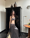 0122stepll Ensemble Haut Bandeau & Pantalon Large
