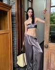 0122stepll Ensemble Haut Bandeau & Pantalon Large