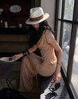 ROVENTE Statement Waist Maxi Skirt