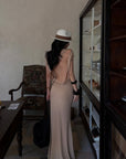 ROVENTE Statement Waist Maxi Skirt