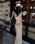 ROVENTE Statement Waist Maxi Skirt