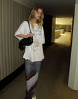 0122stepll Angel Script Oversized Graphic T-Shirt