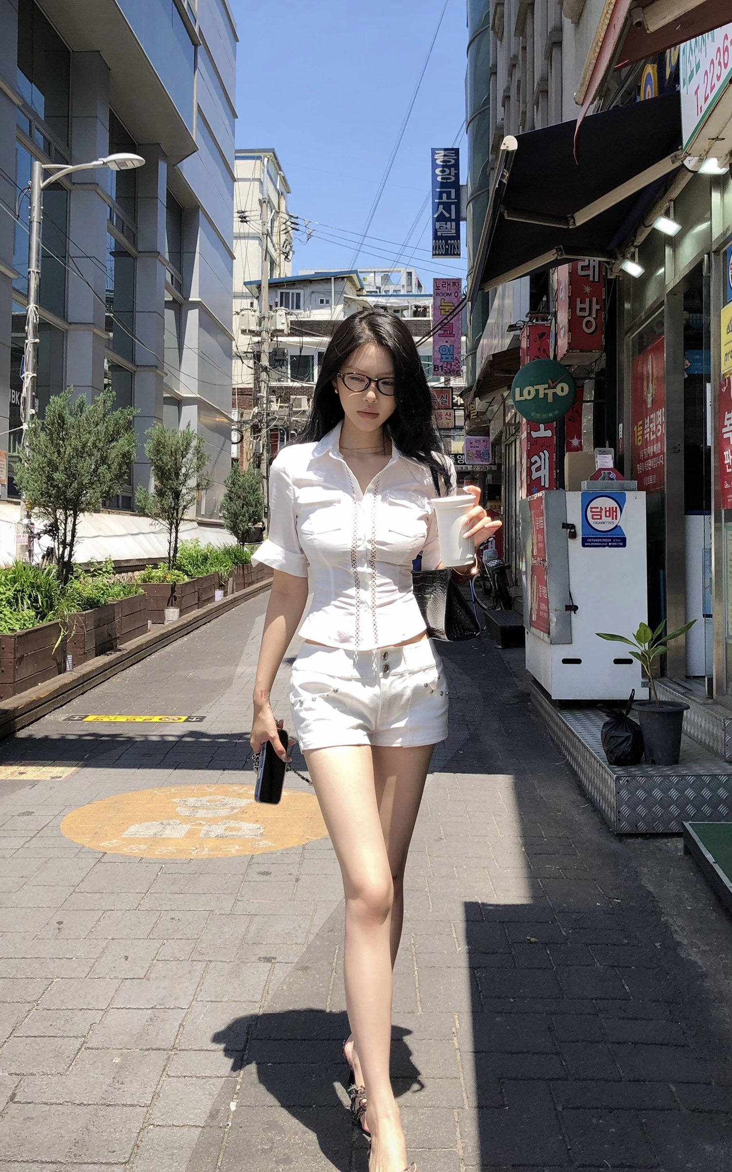 Hydrae Low Rise Studded Pocket Micro Shorts