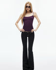 IAMXIAA Low-Rise Dark Wash Flare Jeans